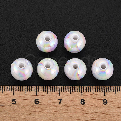 Opaque Acrylic Beads MACR-S370-D10mm-01-1