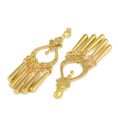 Bohemia Zinc Alloy Clip-on Earrings EJEW-C089-01D-G-1