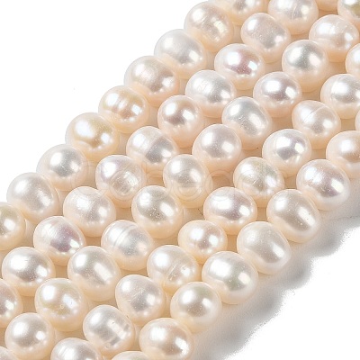 Natural Cultured Freshwater Pearl Beads Strands PEAR-E018-05-1