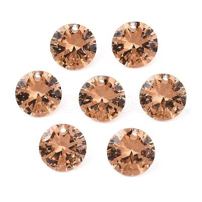 Cubic Zirconia Charms ZIRC-N033-C-06-1