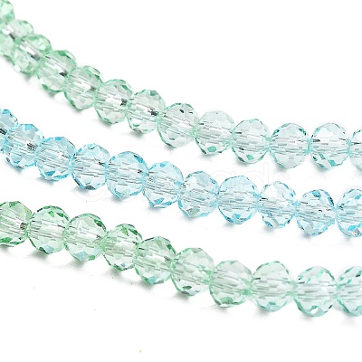 Transparent Painted Glass Beads Strands LS-DGLA-A034-T3mm-A16-1