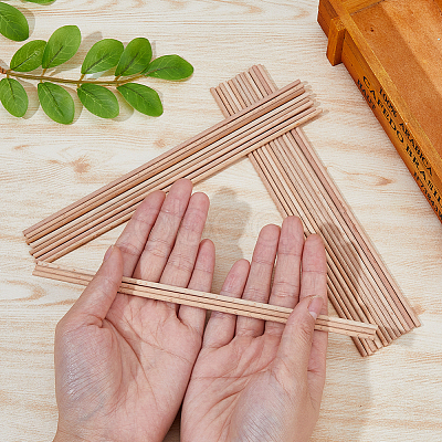 Wood Craft Sticks WOOD-WH0125-11B-1