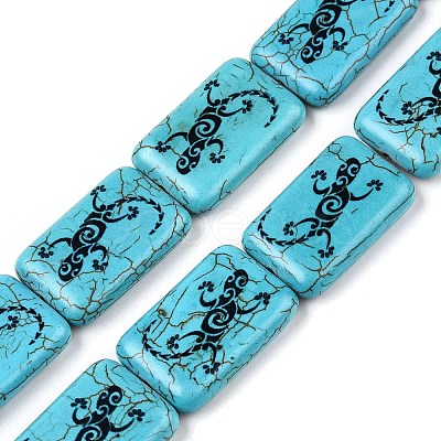 Synthetic Turquoise Beads UNKW-T001-17-1
