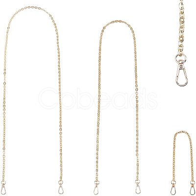 3 Strand 3 Style Iron Chain Bag Strap FIND-WR0002-63-1