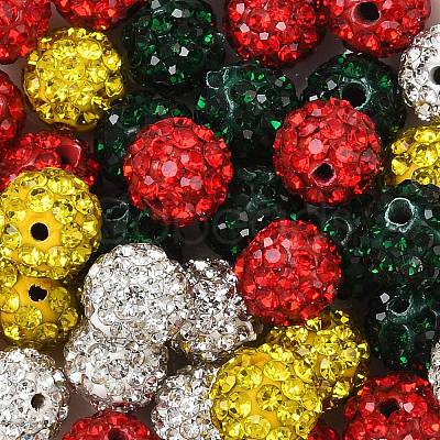 Christmas Theme Grade A Rhinestone Beads RB-L037-02-1