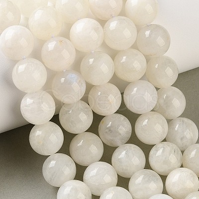 Natural Rainbow Moonstone Beads Strands G-D107-01A-1