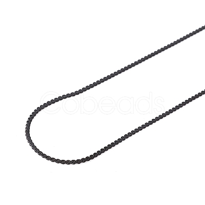 304 Stainless Steel Serpentine Chain Necklace for Men Women NJEW-G076-01A-EB-1
