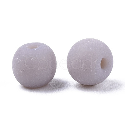 Frosted Colours Glass Beads SEED-S040-03A-06-1