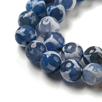 Tibetan Style dZi Beads Strands G-P526-D01-01-1