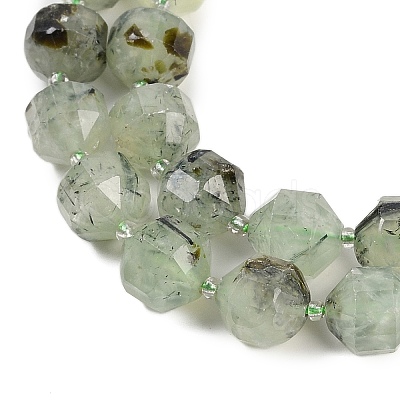 Natural Prehnite Beads Strands G-O201B-144H-1