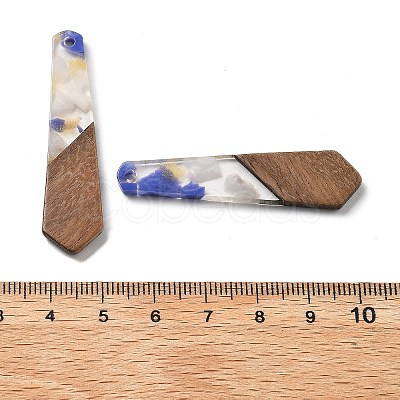 Resin and Walnut Pendants FIND-R051-06F-1
