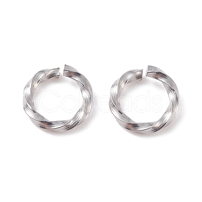 Tarnish Resistant 304 Stainless Steel Open Jump Rings STAS-F191-12P-A-1