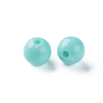 Opaque Acrylic Beads MACR-S370-C8mm-SS2107-1