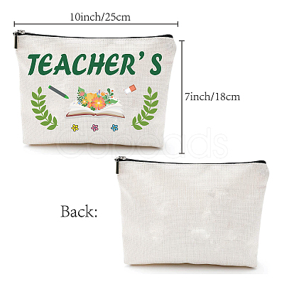 Polycotton Canvas Stroage Bags ABAG-WH0029-061-1
