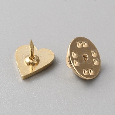4Pcs 4 Style Ace of Spades & Clubs & Diamonds & King of Hearts Enamel Pins JEWB-WH0021-32-1