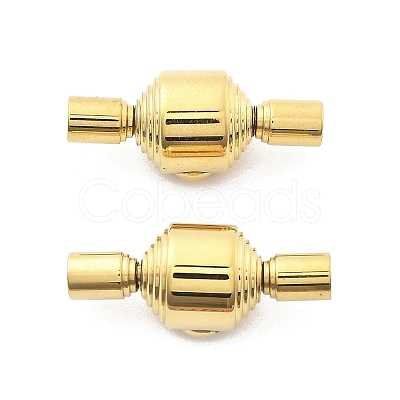 Ion Plating(IP) 304 Stainless Steel European Clasps STAS-Z115-04G-04-1