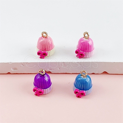 Alloy Enamel Pendants ENAM-A012-20G-1