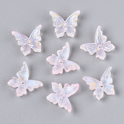 Baking Paint Glass Beads DGLA-T004-04B-1