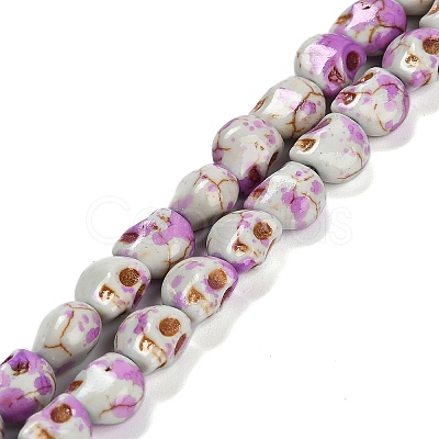 Synthetic Turquoise Beads Strands TURQ-F019-02C-1