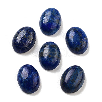 Natural Dyed Lapis Lazuli Cabochons G-G145-01B-30-1