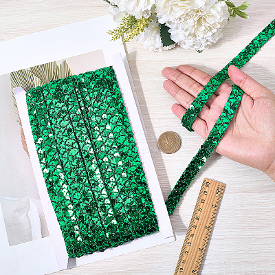 Plastic & Polyester Paillette Beads OCOR-WH20016-04F-1