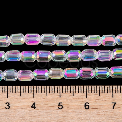 Electroplate Glass Beads Strands EGLA-D031-01-01-1