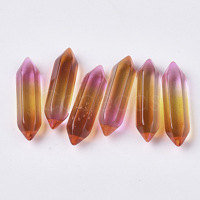 Two Tone Glass Double Terminated Point Beads LS-GLAA-S167-12H-1