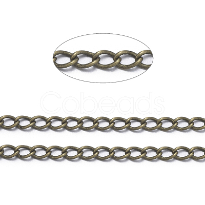 Brass Twisted Chains CHC-Q001-3x2mm-AB-1