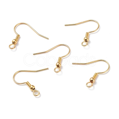 304 Stainless Steel Earring Hooks X-STAS-T031-17G-1