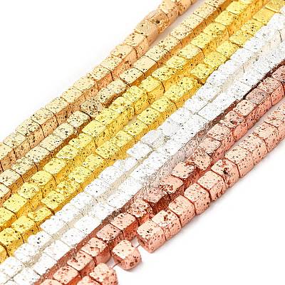 Natural Lava Rock Beads Strands G-E602-03-1
