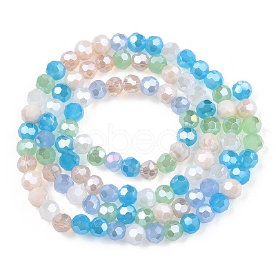 Glass Beads Strands GLAA-E036-09L-A-1