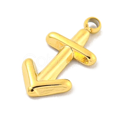 Real 18K Gold Plated PVD Vacuum Plating 304 Stainless Steel Pendants STAS-L278-002G-09-1