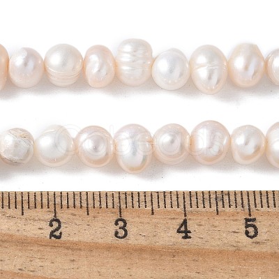 Natural Cultured Freshwater Pearl Beads Strands PEAR-I007-07O-12A-1