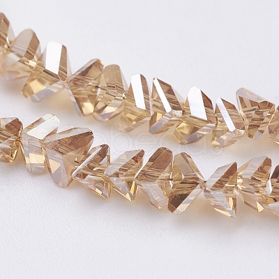Electroplate Glass Beads Strands EGLA-J145-4mm-PL04-1