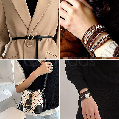 Flat PU Imitation Leather Cord LC-WH0006-05E-02-1