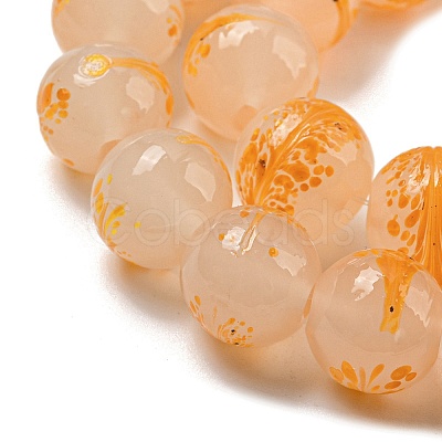 Handmade Lampwork Beads Strands LAMP-L079-05B-1