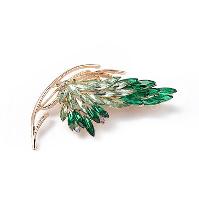 Rhinestone Butterfly Brooch Pin JEWB-P016-03LG-04-1