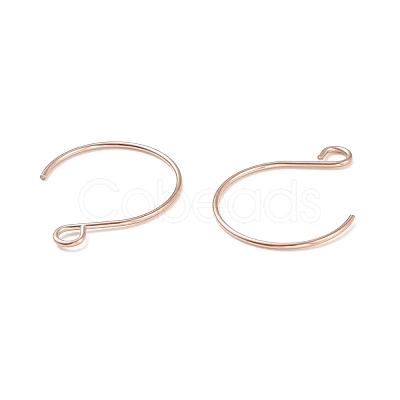 Ion Plating(IP) 304 Stainless Steel Earring Hooks STAS-L216-02A-RG-1