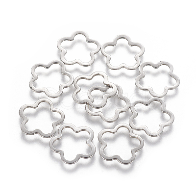 Tarnish Resistant 201 Stainless Steel Linking Rings LS-STAS-L233-009P-1