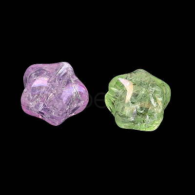 Crackle Transparent Acrylic Beads AC-CBA4496-01-1