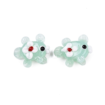 Handmade Lampwork Bumpy Beads Strands LAMP-T021-25G-1