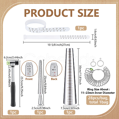 Jewelry Measuring Tool Sets TOOL-DR0001-15-1