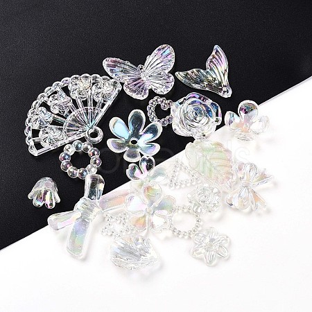 Transparent Acrylic Beads OACR-N137-73G-1