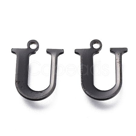 304 Stainless Steel Charms STAS-H112-U-EB-1