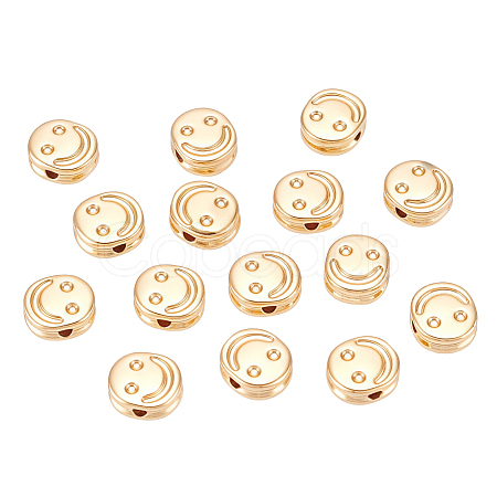 15Pcs Brass Beads SMFA-UN0001-01-1