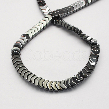 Non-magnetic Synthetic Hematite Beads Strands G-Q895-17-1