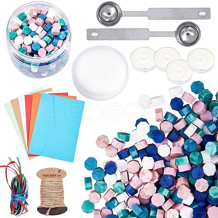 Sealing Wax Beads Wax Seal Kit DIY-CP0003-43-1