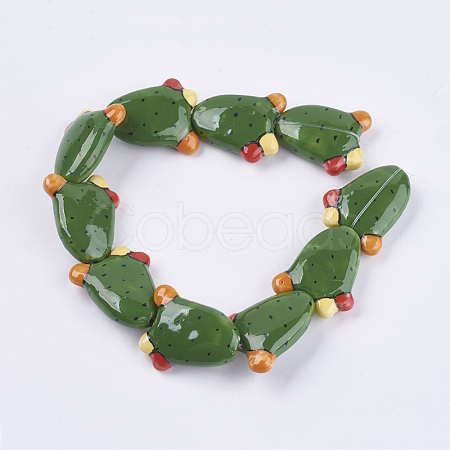 Handmade Porcelain Beads PORC-G002-16A-1