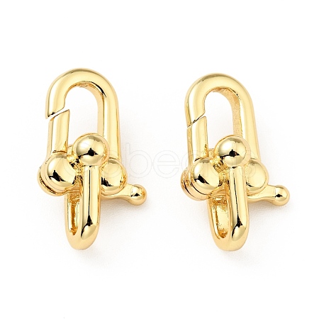 Brass Lobster Claw Clasps KK-G416-34G-1