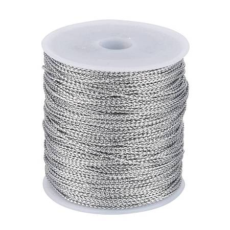 1mm Jewelry Braided Thread Metallic Threads MCOR-S002-02-1